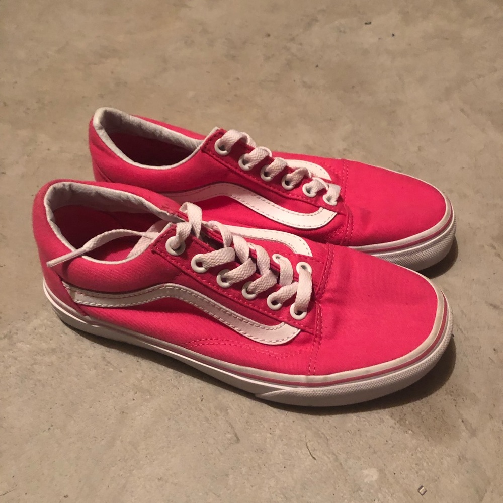 old skool hot pink vans
